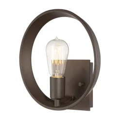 Elstead Metall Wandlampe in Bronze antik Wohnzimmer RESFINE