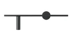 ALDEX Metall Wandlampe Schwarz Zylinder H:17 cm GU10 Retro* Wandleuchten|Badezimmer Lampe