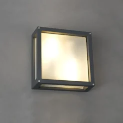 Nowodvorski Moderne Außenleuchte in anthrazit 25/25 cm* Außenwandleuchten|Moderne Lampen