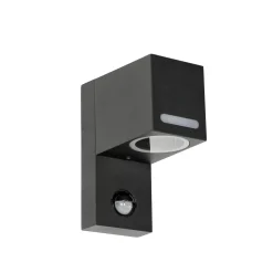 Easylight Moderne Außenwandleuchte mit Bewegungsmelder Grau AALBORG* Moderne Lampen|Moderne Außenleuchten