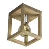 Spot Light Moderne Deckenleuchte Holz Metall E27 dekorativ* Deckenleuchten|Flurlampen