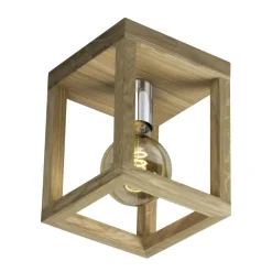 Spot Light Moderne Deckenleuchte Holz Metall E27 dekorativ* Deckenleuchten|Flurlampen