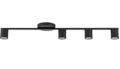 Sigma Moderne Deckenleuchte Schwarz Metall GU10 90 cm lang* Deckenleuchten|Flurlampen