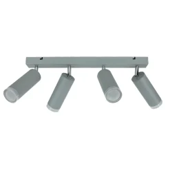 Lamkur Moderne Deckenstrahler Silber lang Aluminium Lampe* Deckenleuchten|Flurlampen