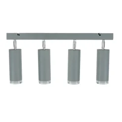 Lamkur Moderne Deckenstrahler Silber lang Aluminium Lampe* Deckenleuchten|Flurlampen