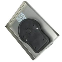 Searchlight Moderne eckige Außenwandleuchte E27 Silber satiniert* Außenwandleuchten|Metall Lampen