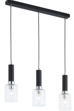 Online Jupiter Moderne Hängelampe in Schwarz Chrom E27 flexibel