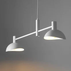 Sigma Moderne Hängelampe Metall Weiß L:90 cm E14 dekorativ* Moderne Lampen|Designerlampen