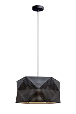 Belis Moderne Hängelampe Stoffschirm wohnlich E27 L:70