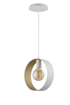 Sigma Moderne Hängelampe Weiß Gold E27 bis 1 m hängend* Hängelampen|Moderne Lampen