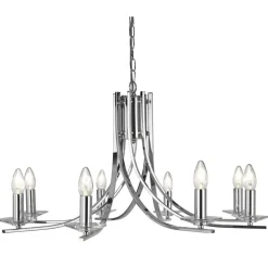 Searchlight Moderne Hängeleuchte glänzend 8-flmg.* Hängelampen|Wohnzimmerlampen