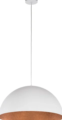 Sigma Moderne Hängeleuchte Weiß Kupfer Ferra* Hängelampen|Esszimmer Lampen