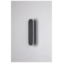 Outlet Searchlight Moderne LED Außenwandlampe Metall IP65 B:8 cm Schwarz