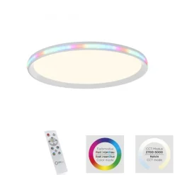 Just Light Moderne LED Deckenlampe RGB Licht Ø45 cm 2800 lm 22 W* Deckenleuchten|Flurlampen