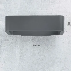 Nowodvorski Moderne LED Wandlampe in anthrazit* Moderne Lampen|Led Außenleuchten