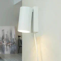 Best Nowodvorski Moderne Leselampe Wand mit Schalter Kabel Weiß