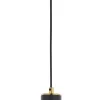 Discount Jupiter Moderne Pendelleuchte Metall Glas Ø20cm rund JENNA
