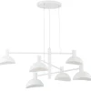 Sigma Moderne Pendelleuchte Weiß Metall E14 B:90 cm groß* Hängelampen|Esszimmer Lampen