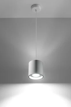 Sollux Moderne runde Pendelleuchte RODA Weiß