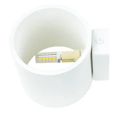 Sollux Moderne runde Wandleuchte RODA Weiß* Flurlampen|Küchenlampen