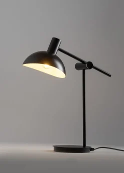 Sigma Moderne Schreibtischleuchte Schwarz Weiß 45 cm flexibel* Tischlampen|Bürolampen