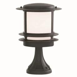 Searchlight Moderne Sockelleuchte in schwarz* Außenleuchten Antik|Gartenlaternen