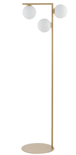 Sigma Moderne Stehlampe Metall Gold Glas 150 cm G9 3-flammig* Kugellampen|Moderne Lampen