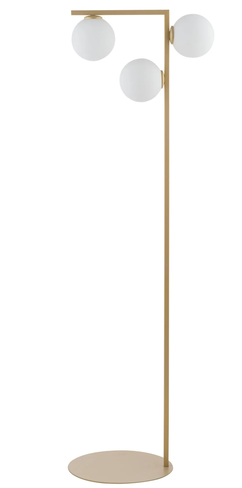 Sigma Moderne Stehlampe Metall Gold Glas 150 cm G9 3-flammig* Kugellampen|Moderne Lampen