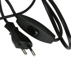 Best Easylight Moderne Tischlampe Stoff Grau Metall 33 cm elegant E14