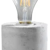 Sollux Moderne Tischleuchte Beton H:10cm Modern rund JAZLEAN* Moderne Lampen|Wohnzimmerlampen