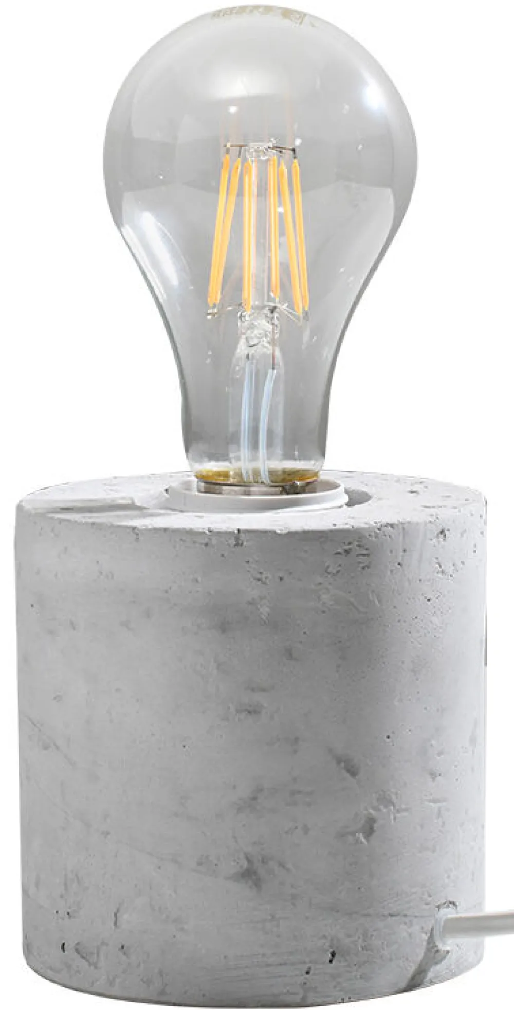 Sollux Moderne Tischleuchte Beton H:10cm Modern rund JAZLEAN* Moderne Lampen|Wohnzimmerlampen