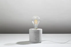 Sollux Moderne Tischleuchte Beton H:10cm Modern rund JAZLEAN* Moderne Lampen|Wohnzimmerlampen