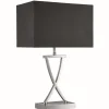Searchlight Moderne Tischleuchte in schwarz* Stofflampen|Designerlampen