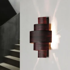 Best Easylight Moderne Wandlampe Braun Lichtmuster CAMILLO