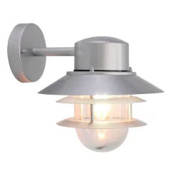 Outlet Elstead Moderne Wandlampe SOLAS Edelstahl Maritim IP44 Hof