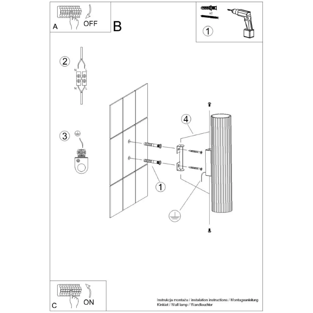 Sale Sollux Moderne Wandlampe Up Down H: 30 cm Rot GU10 2-flammig Alu
