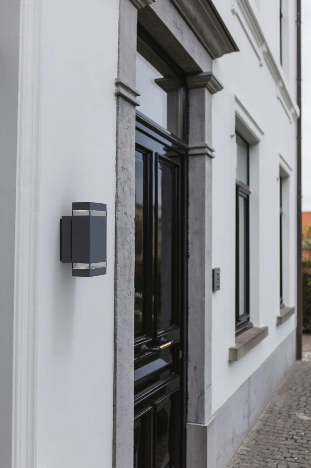 Eco-Light Moderne Wandlampe Up Down Anthrazit IP44 GU10 B:11 cm* Moderne Außenleuchten|Außenwandleuchten