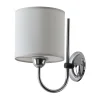 Discount Jupiter Moderne Wandleuchte REKA Grau Chrom E27 Wandlampe