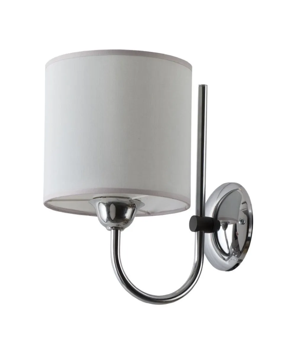Discount Jupiter Moderne Wandleuchte REKA Grau Chrom E27 Wandlampe