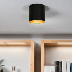 Nowodvorski Moderner Deckenspot GU10 Metall in Schwarz Gold* Moderne Lampen|Küchenlampen