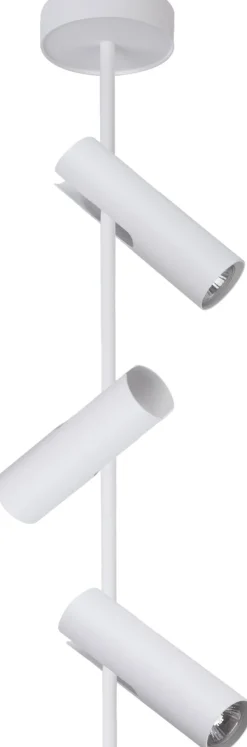 Sigma Moderner Deckenspot Weiß Metall H:76 cm GU10 3-flammig* Deckenleuchten|Spots