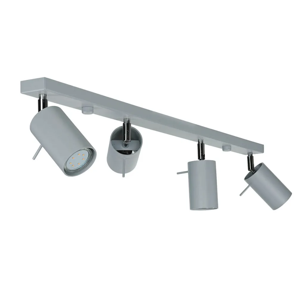 Sollux Moderner Deckenstrahler ETNA Grau 80 cm lang* Wohnzimmerlampen|Moderne Lampen