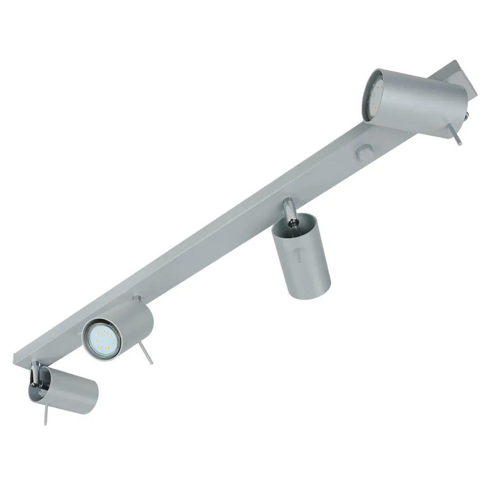 Sollux Moderner Deckenstrahler ETNA Grau 80 cm lang* Wohnzimmerlampen|Moderne Lampen