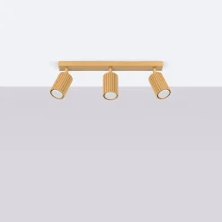 Sollux Moderner Deckenstrahler 3-flammig GU10 B: 45 cm in Gold* Flurlampen|Wohnzimmerlampen