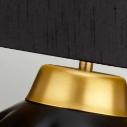 Elstead Nachttischlampe Keramik Stoff 56,2 cm hoch E27* Tischlampen|Schlafzimmer Lampen