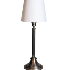 Discount By Rydéns Nachttischlampe Metall Stoff 59,5 cm E27 Klassisch ELIN