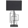 New By Rydéns Nachttischlampe Metall Stoff 69 cm Schwarz E27 Modern