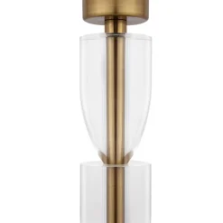 Maytoni Nachttischlampe Metall Stoff E27 47 cm hoch rund ROSA* Tischlampen|Schlafzimmer Lampen