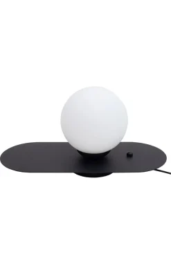 Belis Nachttischlampe mit Schalter Glas Metall E27 22 cm* Wohnzimmerlampen|Metall Lampen