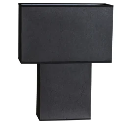 Sale By Rydéns Nachttischlampe Papier 50 cm Schwarz eckig Modern 2x E27